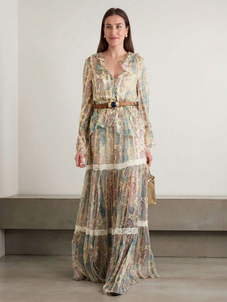 Printed Two-Piece Set