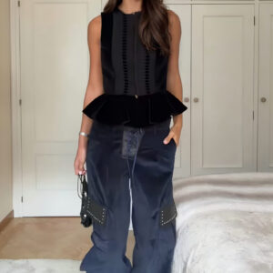 Sleeveless Two-Piece Set